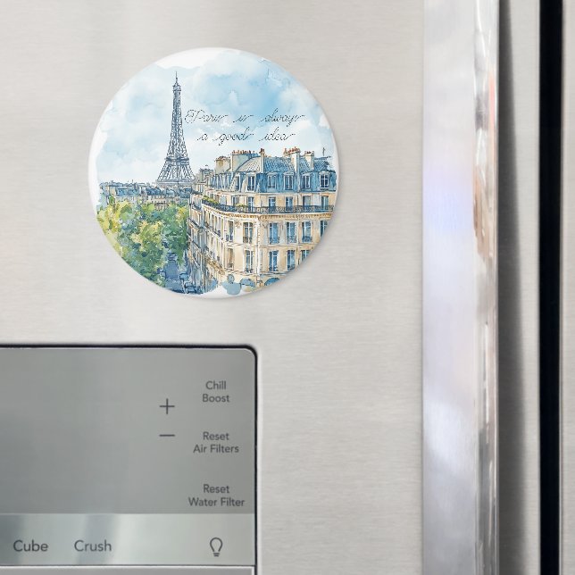 Paris is Always A Good Idea Passport Magnet (In Situ (Fridge))