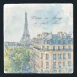 Paris is Always A Good Idea Passport Stone Coaster<br><div class="desc">Paris is Always A Good Idea Passport</div>