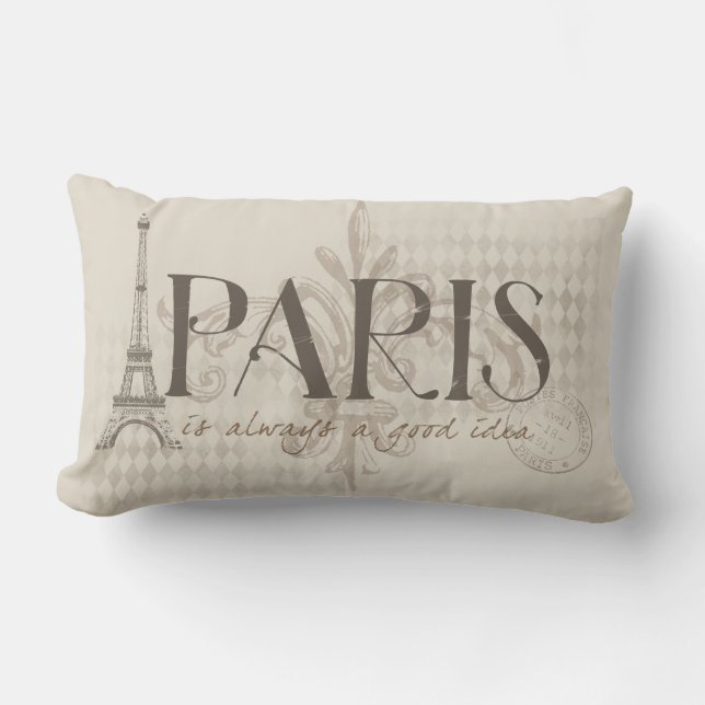 Paris is Always a Good Idea Pillow (Front)