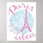 Paris is always a good idea poster