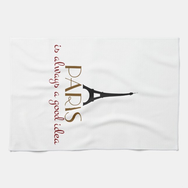 Paris is Always a Good Idea Towel (Horizontal)