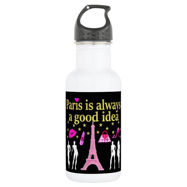 PARIS IS ALWAYS A GOOD IDEA WATER BOTTLE (Front)