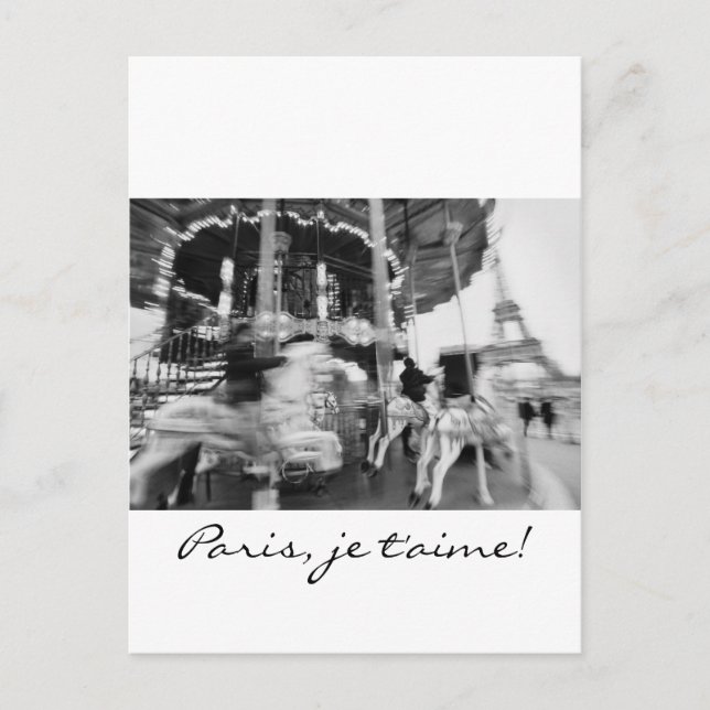 Paris, je t'aime! Postcard (Front)