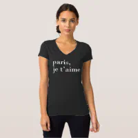 Paris Je T'aime Souvenir France Watercolor Art' Women's T-Shirt