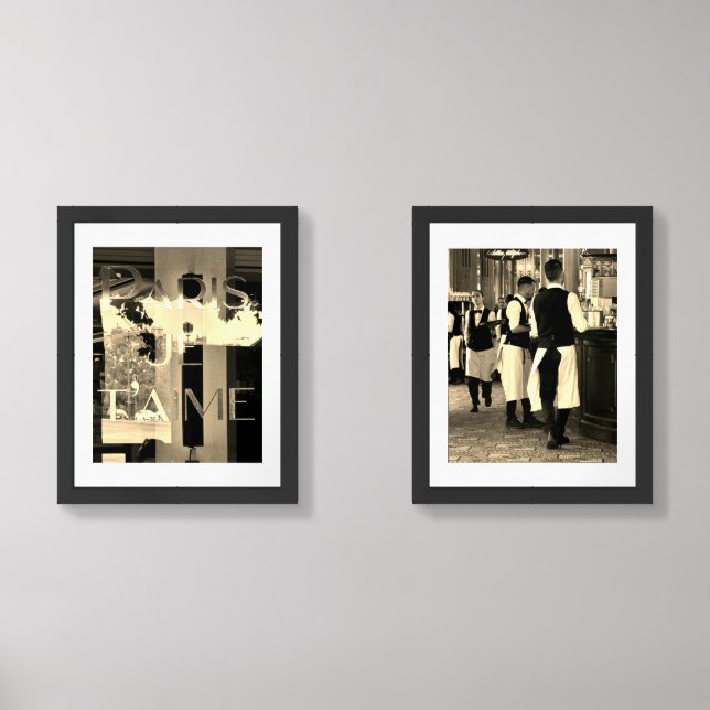 Paris Je T'aime Wall Art Sets (Front)