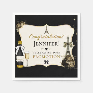 Paris Job Promotion Napkins