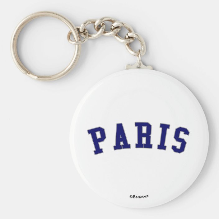 Paris Key Chain