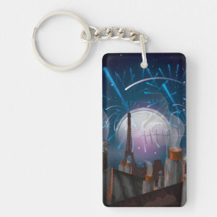 Paris Keychain