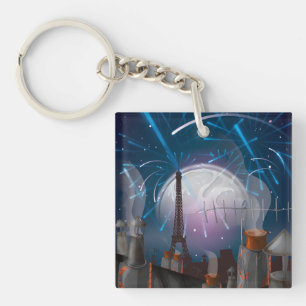 Paris Keychain