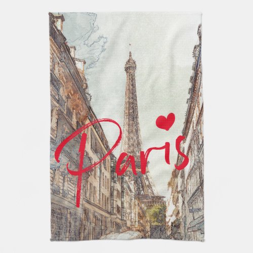 Paris Kitchen Towel