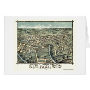 Paris, KY Panoramic Map - 1870