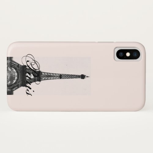 Paris _ La Tour Eiffel pastel Eiffel Tower Case_Ma iPhone X Case