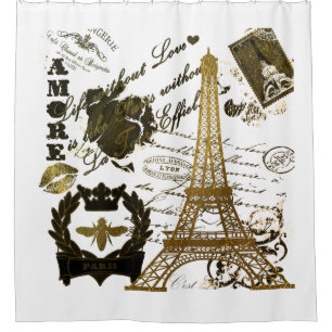Paris: :La Tour Eiffel Shower Curtain