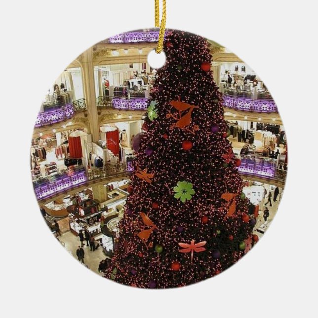 Paris Lafayette Christmas Tree Ornament (Front)