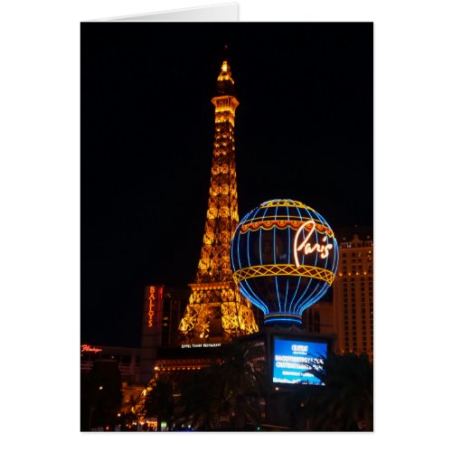 Paris Las Vegas Hotel  Casino 2 Card