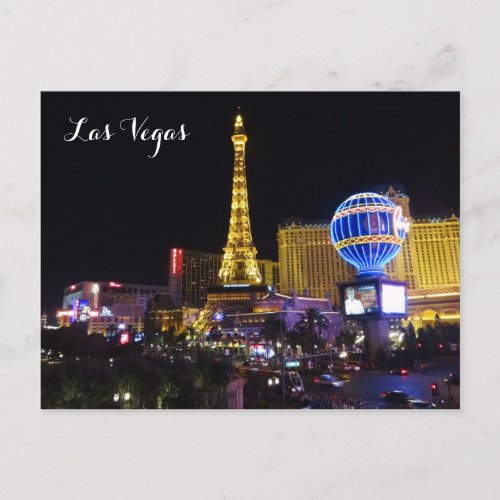 Paris Las Vegas Hotel  Casino 3 Postcard