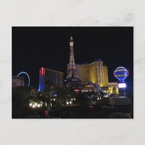 Paris Las Vegas Hotel  Casino 5 Postcard