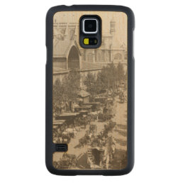 Paris: Les Halles, C1900 Carved Maple Galaxy S5 Slim Case