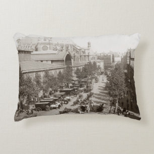 Paris: Les Halles, C1900 Decorative Pillow