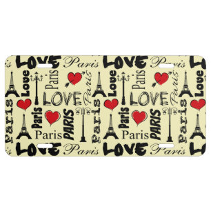Paris License Plate