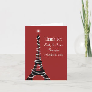 Paris Lights Thank You Card