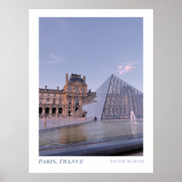 Paris, Louvre Museum | Travel  Poster