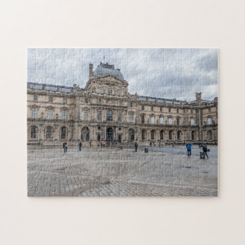 Paris Louvre Museum view puzzle