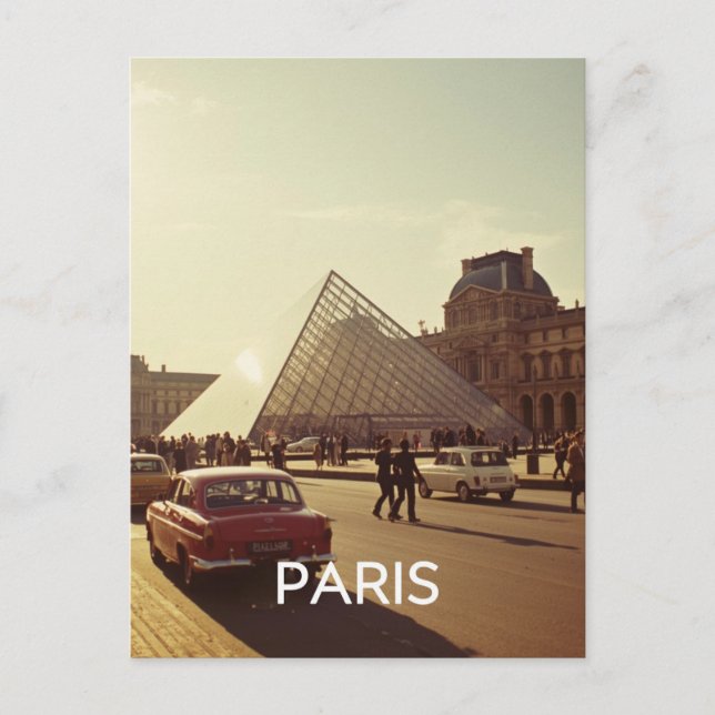 Paris Louvre Postcard (Front)