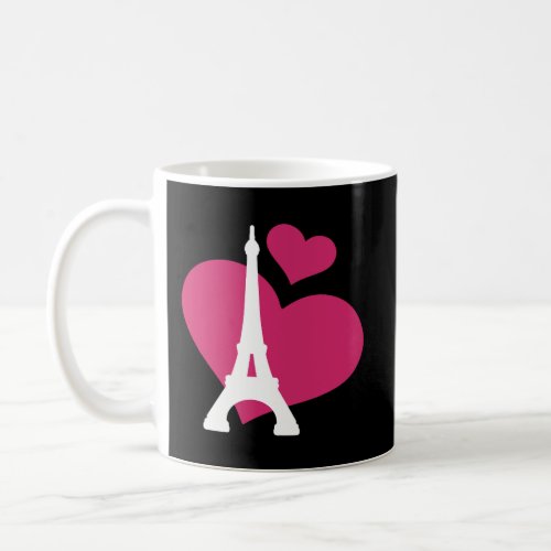 Paris Love Heart Coffee Mug