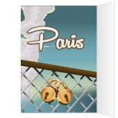 Paris love padlocks cards (Inside (Left))