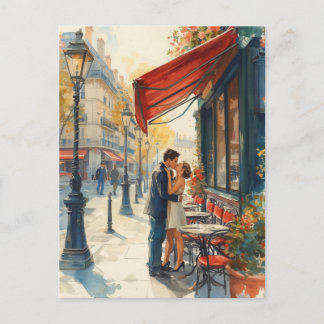 Paris Love Postcard