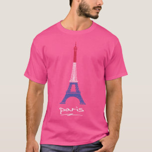 Paris Lover I Love French Eiffel Tower Fr Romance T-Shirt