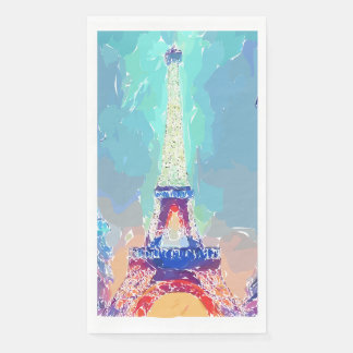 Paris Lovers Eiffel Tower Paper Guest Towels