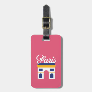 Paris Luggage Tag