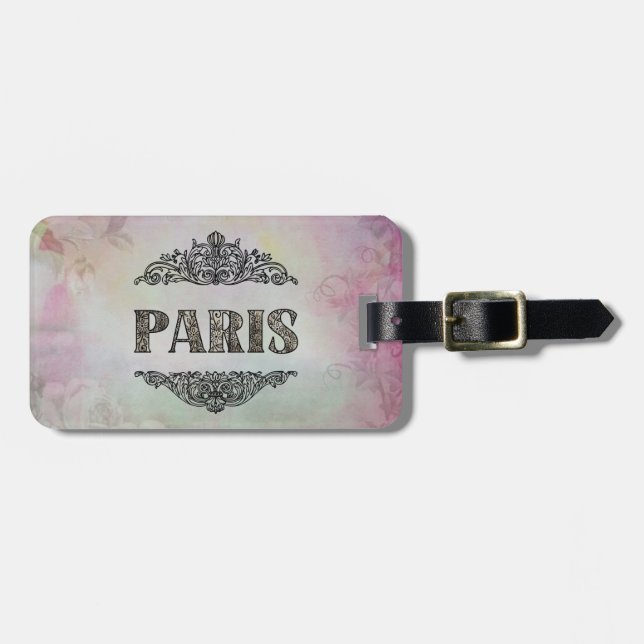Paris Luggage Tag (Front Horizontal)