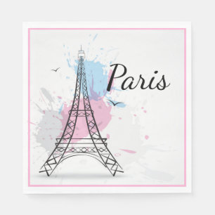 Paris Luncheon Paper Napkins