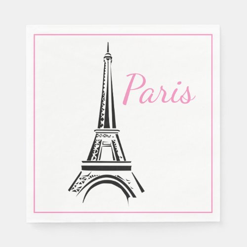 Paris Luncheon Paper Napkins