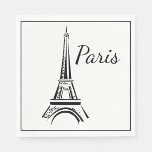 Paris Luncheon Paper Napkins
