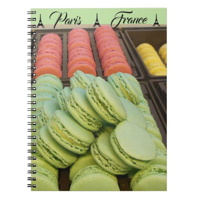 Paris Macaroons Notebook (Front)