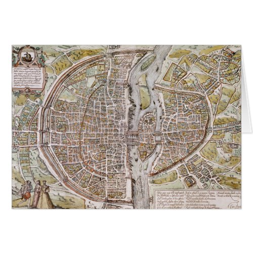 PARIS MAP 1581