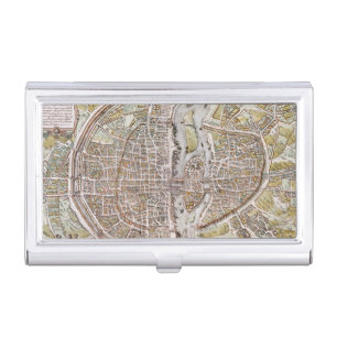PARIS MAP, 1581 BUSINESS CARD HOLDER