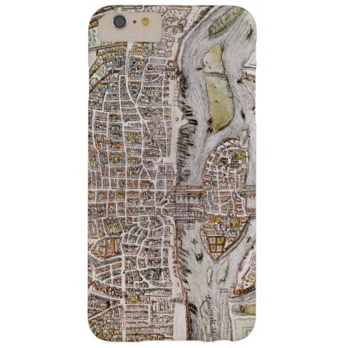 PARIS MAP 1581 BARELY THERE iPhone 6 PLUS CASE