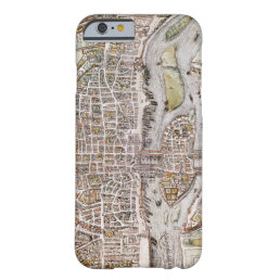 PARIS MAP, 1581 BARELY THERE iPhone 6 CASE
