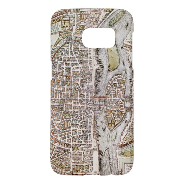 PARIS MAP, 1581 Case-Mate SAMSUNG GALAXY CASE (Back)