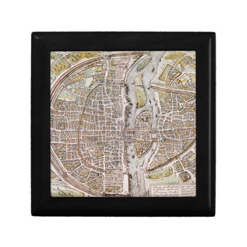 PARIS MAP 1581 JEWELRY BOX