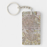 Louisville Map Keychain | Zazzle