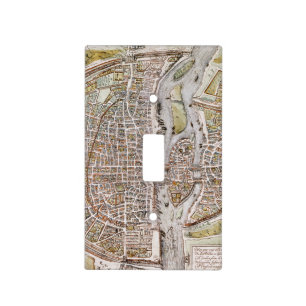 PARIS MAP, 1581 LIGHT SWITCH COVER