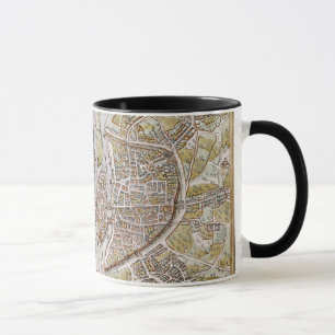 PARIS MAP, 1581 MUG