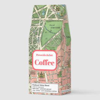 Paris Map Roasted Coffee