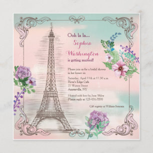 Paris Memories Invitation